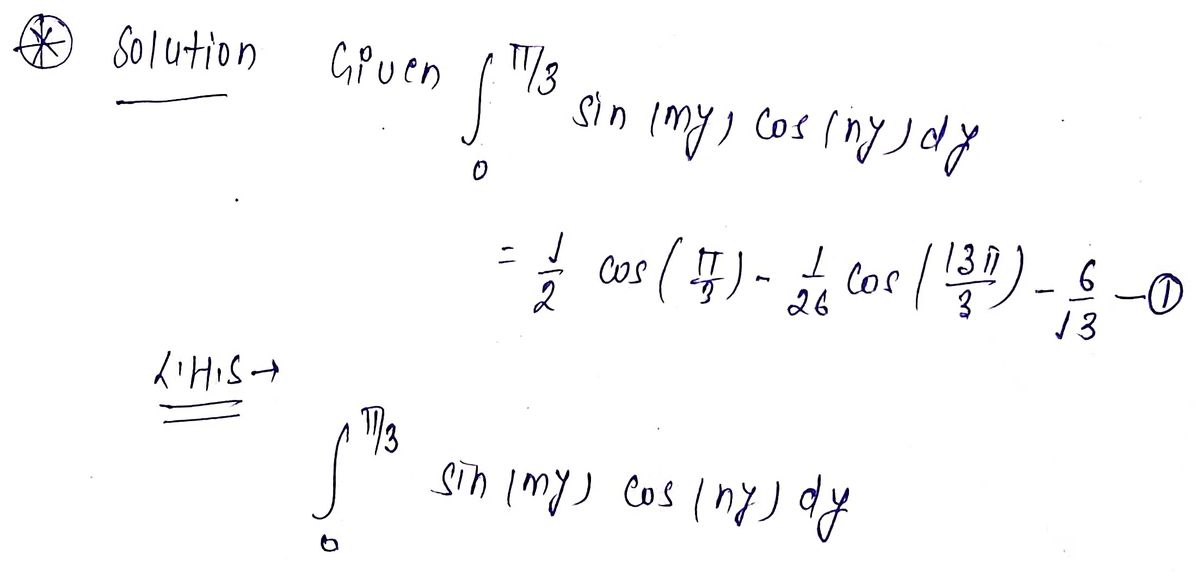 Advanced Math homework question answer, step 1, image 1